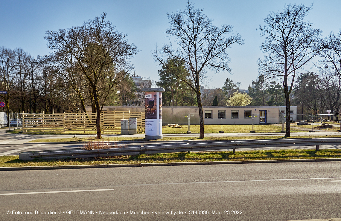 21.03.2022 - Baustelle am Haus für Kinder in Neuperlach